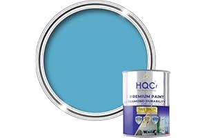 HQC Barn Paint 5L | Garden and Furniture Wood Paint | Outdoor Quick-Drying Protection for Garden Fence | Pale Blue