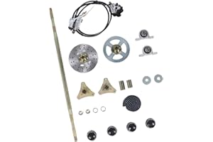 Akozon Kit di Ricambio per Pinza Disco Freno Catena Go Kart 29 Pollici per ASSE Posteriore Live per Quad ATV