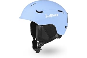 JetBlaze Ski Helmet Mens Women Unisex Ski Helmet Snow Sports Helmet With Vents ABS Shell EPS Core For Skiing Snowboard Snow Helmet For Adults Youth
