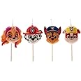 dekora - Set of 3D Paw Patrol Birthday Candles for Children's Cakes - Original Paw Patrol Birthday Candle Children - Pack of 4