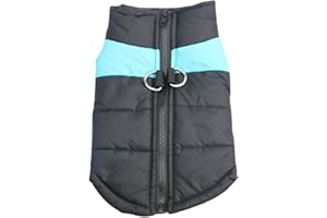 Idepet Abrigo aprueba de Agua de Perro para Invierno Ropa para Perros pequeños medianos y Grandes Mascotas Tallas S M L XL XXL 3XL 4XL 5XL