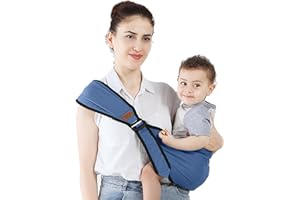 WFFEILA Kindertrage, Einstellbar Babytrage Seitlich,Multifunktionale Babytrage,verstellbare Schultergurte, Babytrage Seitlich Ergonomisch Toddler Carrier Geeignet für Babys und Kinder(bis 60 Pfund) (Blue)
