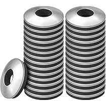 100 Rondelle In Gomma M8 | 25.8mm X 8mm X 3mm | Antiscivolo | Per Idraulica E Industria - Foto 9