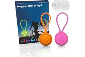 BTDZDD Blinklicht,Led Blinklicht, Reflektoren Kinder/Blinklicht Schulranzen/Leuchtanhänger Hund/Schulranzen Licht, für Kinder, Jogger, Haustiere und Radfahrer