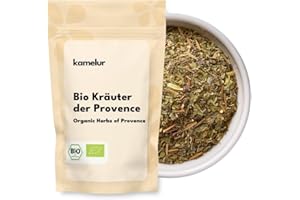 KAMELUR 250g di BIO Herbs of Provence - miscela di spezie mediterranee di erbe BIO di alta qualità, intensamente aromatiche e senza additivi