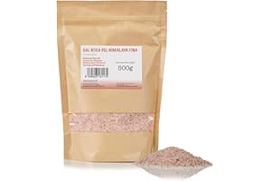 FRISAFRAN | Sale Rosa dell'Himalaya FINO 500g | 100% Naturale non raffinato | Altocontenuto di minerali | Origine Pakistan | Sale dell'Himalaya | sale fino | sale rosa himalaya | Sale Rosa Himalayano
