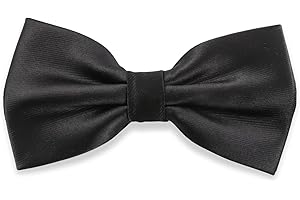 Massi Morino Papillon per uomo preannodato e regolabile - Papillon da abito monocromatico - Papillon con ampia scelta di colori