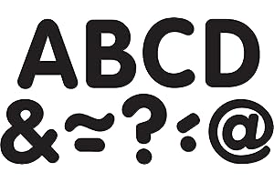 TEACHER CREATED RESOURCES Teacher Created Ressourcen 5,1 cm Magnetbuchstaben, schwarz Classic (77188.0)