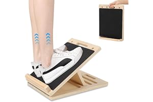 YABOUND Professionelles Wadendehner Schrägbrett aus Holz, Verstellbares mit 4 Neigungswinkel, Langlebig mit Rutschfester, Tragbares Slant Board, Wadenstrecker für Wadenstreckung Übung Körper Gleichgewicht