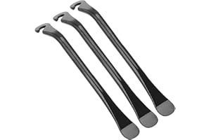 YSAOAKA 3 Pièces Demonte pneus Velo, Démonte-Pneu en métal, Outil de Réparation Pneu pour VTT et Bicyclette de Route (Noir)