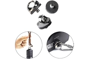 ZWLLKJGS D-ring Screw Fit For Main Wrist Strap Cordino Treppiede Adattatore Adatto per Dji Posket 3 2 / Dji OSMO 3 4 5 6 SE Stabilizzatore cardanico / Insta 360 Sport Camera Attachment Accessori