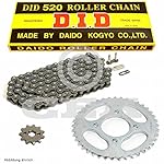 Ensemble chaine KTM EGS 125 93-99 Did 520 118, ouvert, 13/45