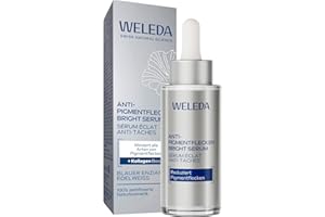 ‎WELEDA WELEDA Bio Anti Pigmentflecken Bright Serum Blauer Enzian & Edelweiß – Naturkosmetik Anti Aging Gesichtsserum/Gesicht Pflegekonzentrat für strahlenden Teint & weniger Altersflecken (vegan, 1x 30ml)