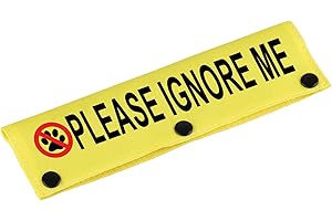 LEVLO Manchon amusant pour laisse de chien « Please Ignore Me » - Cadeau d'anniversaire pour animal domestique (veuillez ignorer la manche Me-YE)