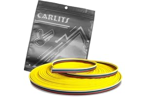 CARLITS 22 AWG 6 pin 6x0.3mm² 20m RGBWW Cable de Extensión Línea Alámbrica Cobre Estañado Trenzado para 6 Colores RGB CCT Tira de Luces LED 3528 5050