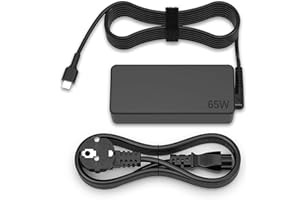 BIUBOTY Chargeur USB C 65W Compatible avec Lenovo Thinkpad T480 T490 T495 T580 T590 L380 L390 L480 L580 E480 E580 E590 Chromebook C330 300e 500e et Plus de Chargeur Ordinateur USB C Adaptateur Alimentation