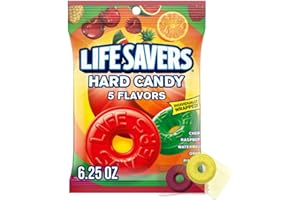 LIFE SAVERS Lifesavers, Hard Candy 5 Flavors Bag, 6,25 oz