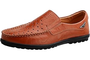 ARO LORA Hommes Mocassins Loafers Chaussures Slip on Chaussures Bateau et Mocassins pour Hommes Penny Confort Chaussures de Conduite Plat Chaussures