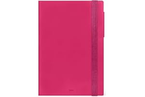 Legami - Agenda Giornaliera Medium 2026, Raspberry, 12 Mesi, Chiusura con Elastico, Diario da Gennaio 2026 a Dicembre 2026, in Carta FSC Certificata, 12 x 18 cm
