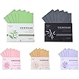 500 Pcs Oil Blotting Sheets Blotting Paper for Oily Skin Oil Absorbing Sheets Oil Control Film Oil Absorbing Tissues,for Absorbency Removal of Facial Oil,Sebum,Grease (5 Colors)