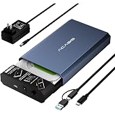 ACASIS 6 Gbps Sabit Disk Muhafazası 3.5/2.5 in&ccedil; SATA SSD HDD Al&uuml;minyum USB C HDD Muhafaza 30 TB, 3.5 Sabit Disk Muhafaza Uyum