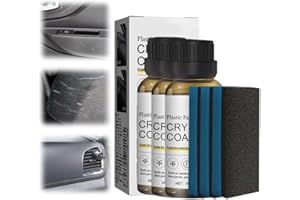 GMTEO Nettoyant Plastique Voiture Interieur, 2024 Nouveau Modèle Revêtement Cristal Pour Pièces en Plastique Polish en Spray Clean Auto, Produit Nettoyage Voiture (3 pcs)