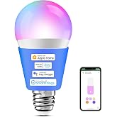 Meross Akıllı Ampul, Wifi Uzaktan Kontroll&uuml; &Ccedil;ok Renkli Ampul, Enerji Tasarrufu, Kısılabilir Led Ampul, Siri Alexa Google Home