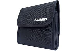JONGSUN Kameraobjektiv Filtertasche, Objektivfiltertasche 4 Taschen Professionelle Kamera Filters Gürteltasche für Filter bis zu 86mm ND UV CPL Filter