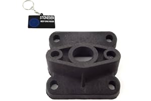 STONEDER Collecteur d'admission de tuyau d'admission pour moteur 2 temps 47 cc 49 cc carburateur Minimoto Pocket Bike ATV Quad 4 roues