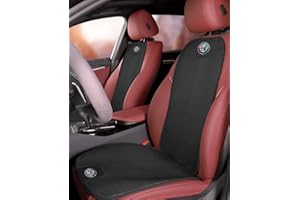 LOERSS Set Personalizzato Coprisedili Auto, per Alfa Romeo Giulietta 2015-2020, Seta Ghiaccio Traspirante e Antiscivolo, Cuscini Sedili Anteriori Posteriori, Accessori Decorazione Interni,Bla-CK