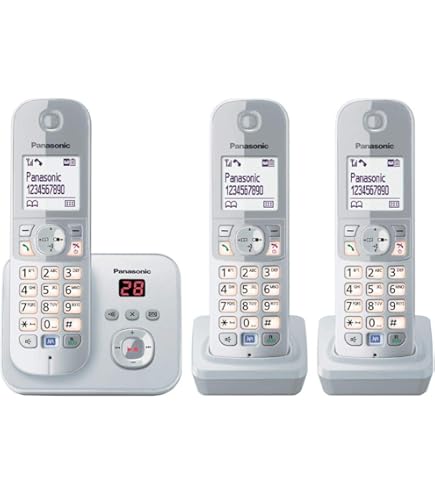 Batteria Per Telefono Panasonic - Ricambio 4x AAA 1000mAh NiMH Per Modelli KX-TGH720, KX-TG6821, KX-TGP600