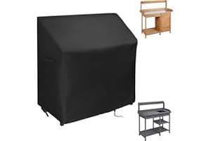 Guisong Potting Bench Cover, Waterproof Cover for Yaheetech Outdoor Potting Bench Table 45"x20"x49", Protective Cover for Outdoor Cabinet/Potting Benches for Outside/Garden Table for Planting
