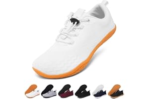 Geweo Chaussures de Sport Minimalistes Homme Femme avec Pieds Larges Barefoot Shoes Confort Légère Chaussures de Marche Trail Running Chaussures de Multisports Outdoor Intérieur Unisex 37-47EU