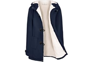 Vancavoo Cappotto Donna Invernale Felpa con Cappuccio Caldo Giacca Casual Slim Autunno Giubbotto Eleganti Felpa Cardigan con Tasche