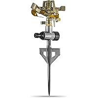 CLGarden Rasensprenger RS3 - massiv aus Metall - Kreisregner 360°