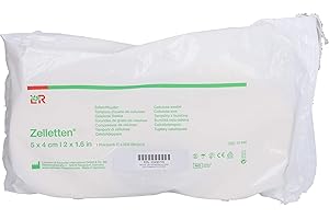 LEAPOA Tampone di cellulosa, 4 x 5 cm, non sterile