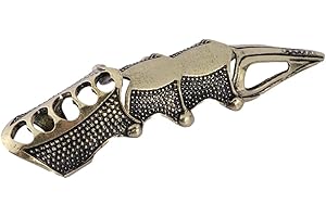 Happyyami Full Finger Ring Armor Ring Punk Joint Ring Knuckle Jewelry Gift for Men Women Ladies