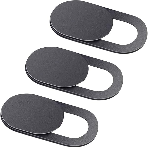 Cache Webcam Coulissant Pour Ordinateur Portable - Protection Vie Privée - Motifs Fleurs Et Cœurs - Compatible PC, Tablette, Téléphone