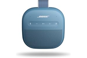 Bose Neu Tragbarer SoundLink Micro Lautsprecher (2. Gen.), kabelloser Außen-Lautsprecher mit bis zu 12 Stunden Akkulaufzeit, wasserdicht und staubdicht, Blue Dusk