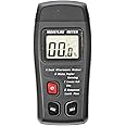 TOPWAY Digital Moisture Meter Portable 2 Pins with LED Display for Trees Wood (Range 0-99% Accuracy ±0.5%) + 9V Battery