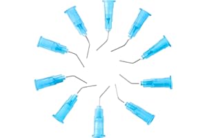 JMU 300Pcs Bent Dispensing Tips 23G