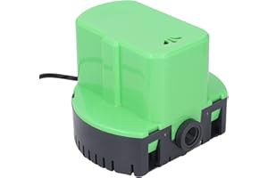 SEAFRONT Pompa per Copertura Piscina Automatica 1200 GPH per Yacht, Vasche Idromassaggio, Seminterrati e Drenaggio