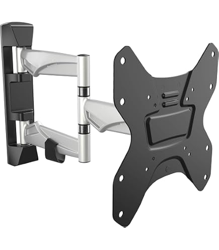 Support Murale TV 19-47" RICOO N0222 - Inclinable Orientable VESA 200x200 Jusqu'à 30kg