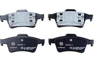 AutoMentum AM23482.3 Juego de Pastillas de Freno, juego de 4 para RENAULT MEGANE II (BM0/1_ CM0/1_) 2001-2012 Eje trasero y otros vehiculos