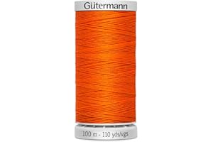 DIE STOFFTANTE Gütermann M782 - Filato per macchina da cucire extra forte, in poliestere, 100 m, per tutte le cuciture (351 arancione)