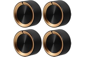 DOKRIN Piezas y accesorios para cocinas,Perillas para estufa de gas (4 unidades), perillas para horno de 8 mm, perillas de control de gas para cocina, perillas para estufa.