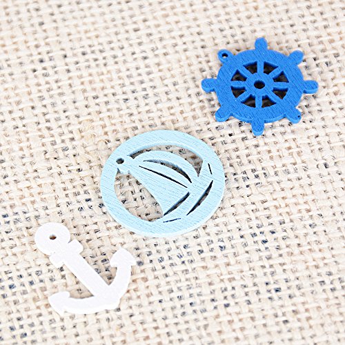 Lot-de-150-Pendentifs-en-Bois-en-Formes-de-Bateau-Ancre-Gouvernail-et-Voile-Accessoire-Deco-Marin-Decoration-Mediterraneen-Pour-Maison-Salon-Bureau