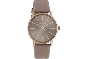 Oozoo Timepieces Damen Uhr - Armbanduhr Damen mit 18mm Lederarmband | Hochwertige Uhr für Frauen - Edle Analog Damenuhr in rund