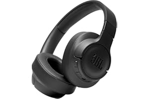 JBL Tune 710 BT Wired and Wireless Over-Ear Headphones with Built-In Microphone, Multi-Point Connection and Hands-Free Controls, Black