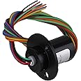 CNBTR 8 Wires Slip Ring 250Rpm AC/DC 240V 2A Power Collector Ring 12.5mm